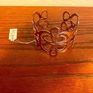 Rose gold cuff bracelet